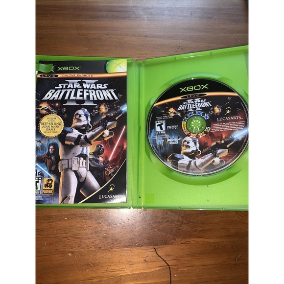 Star Wars Battlefront II 2 Original Microsoft Xbox Video Game Complete Tested - Picture 3 of 4